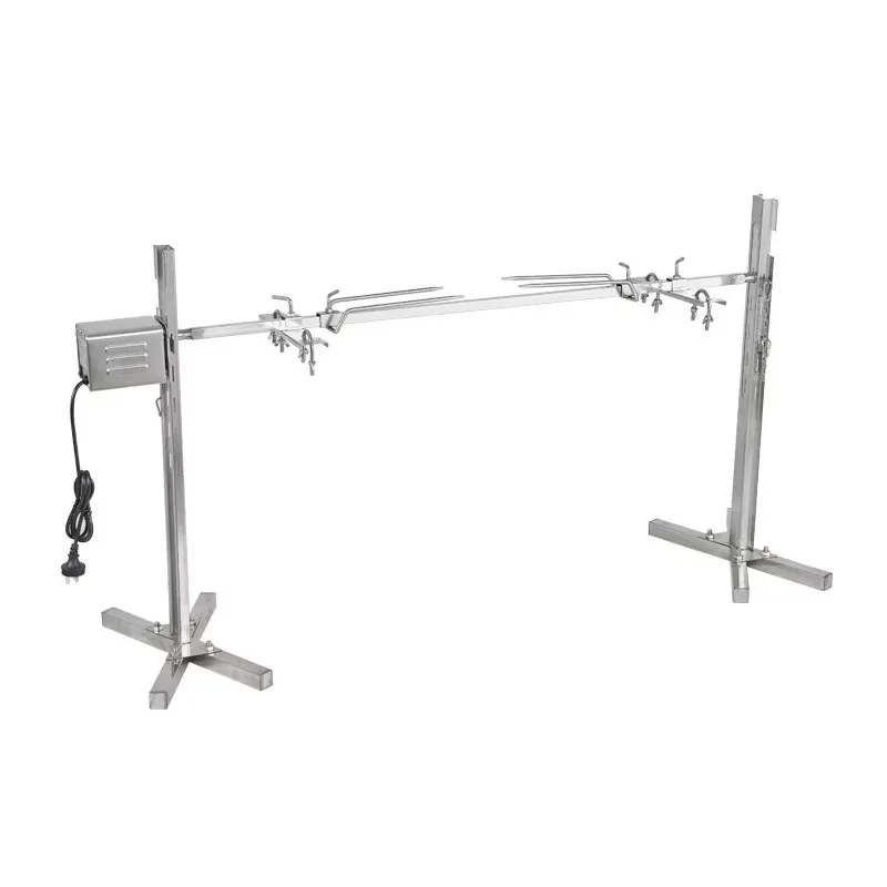 

Rotisserie Grill, 45.2in Electric Rotisserie Grill Kit 5 Level Height