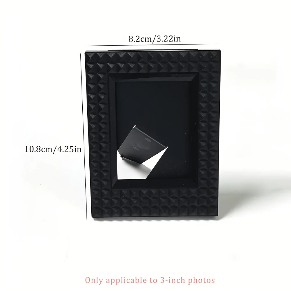 Creative Star‑Style 3‑Inch Polaroid Photo Frame, Colorful Rivet Upright Stand, Desktop Small Card Display Platform