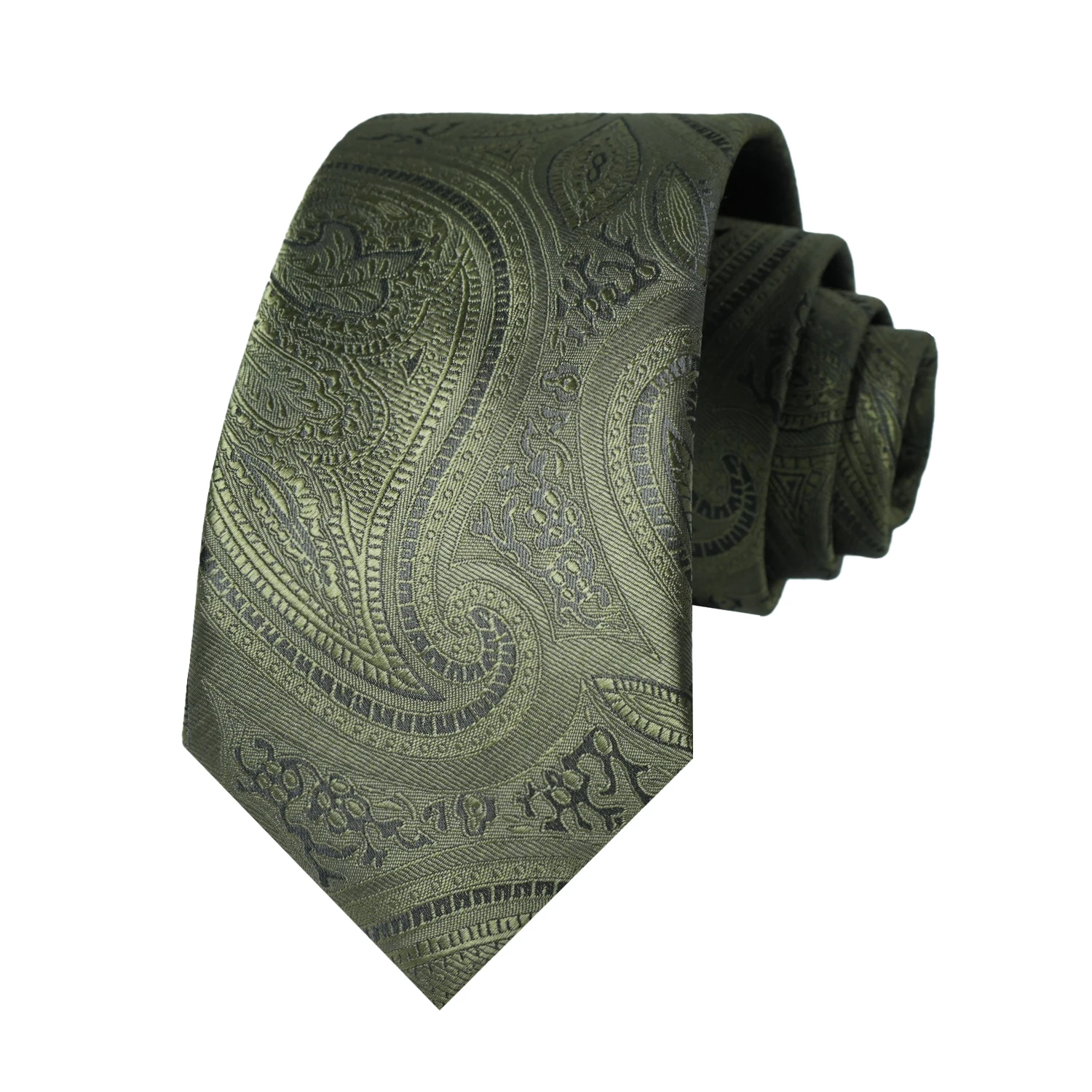 Herren Paisley Jacquard Krawatte Luxuriöse Polyester-Seidenkrawatte Klassische Formelle Business-Hochzeits-Party-Krawatte Modisches Anzug-Accessoire – Detail 12