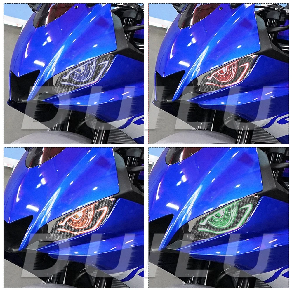 دراجة نارية العلوي ملصق مائي كشافات عدسة حماية الديكور لياماها YZF-R3 YZF-R25 YZF R3 R25 2019-2023 2020 2021