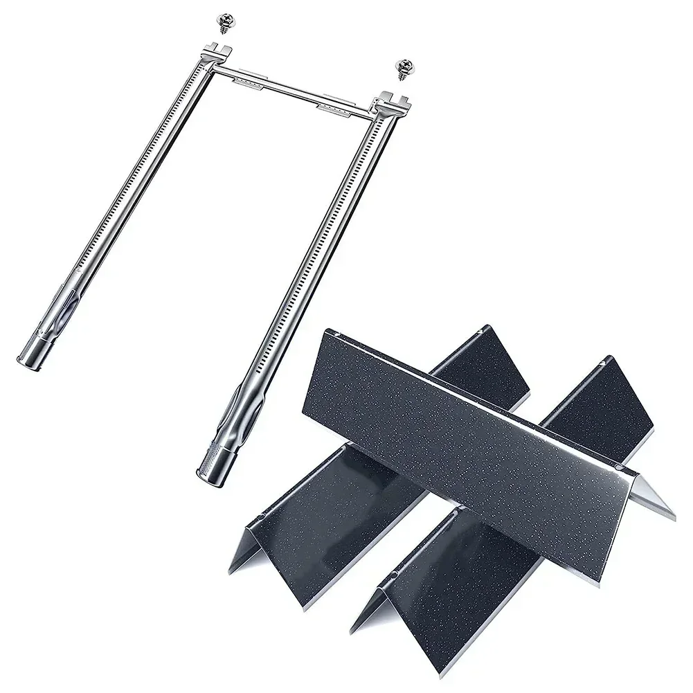 

1 Set Bbq For Flavor Bar Grill Burner Tube For Weber For Spirit I&II 200 E210 E220 S210 Grill Burner 17-15/16" L Outdoor