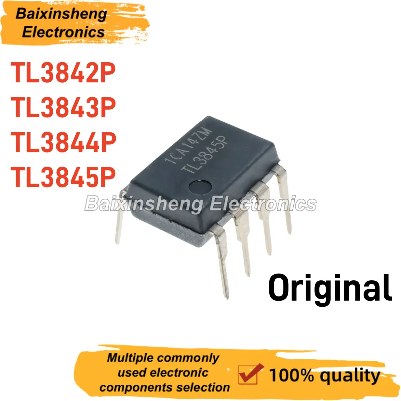 10PCS New TL3842P TL3843P TL3844P TL3845P DIP-8 Through Hole Original IC Current Mode PWM Controller Power Supply Chip