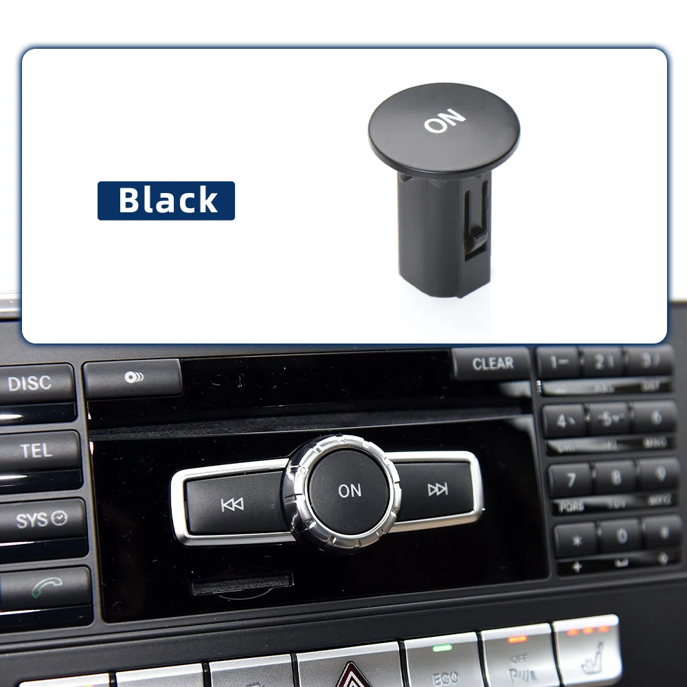 For Mercedes Benz W204 X204 W212 W207 W218 W166 W156 W176 Front Center Console Radio CD Player Button Knob ON Button Switch Cap
