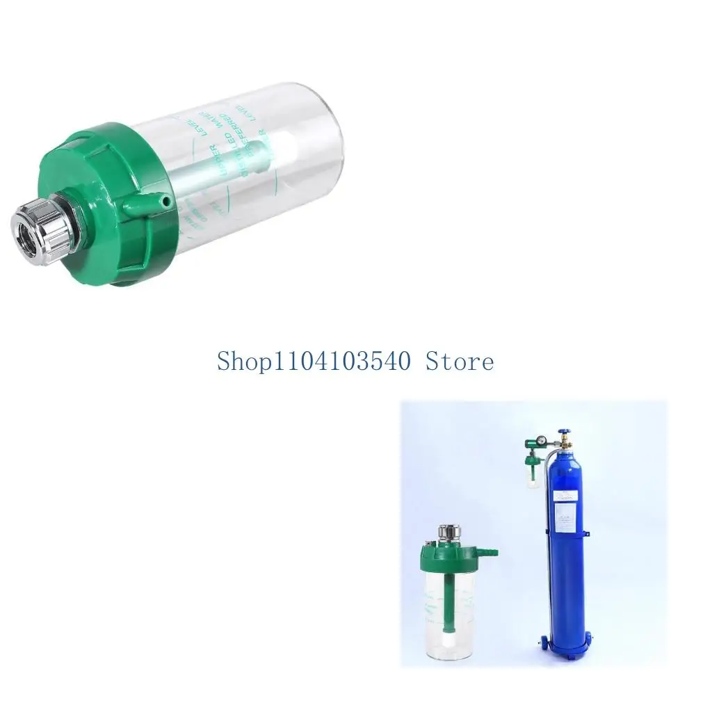 02DC Dry Humidifier Bottle for Gas Oxygen Pressure Regulator 200mL Upper Level & Lower Level