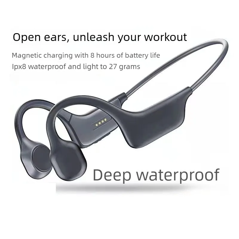 Bluetooth Bone Conduction Hearing Amplifier Wireless Sound Aid for Seniors Hearing Loss