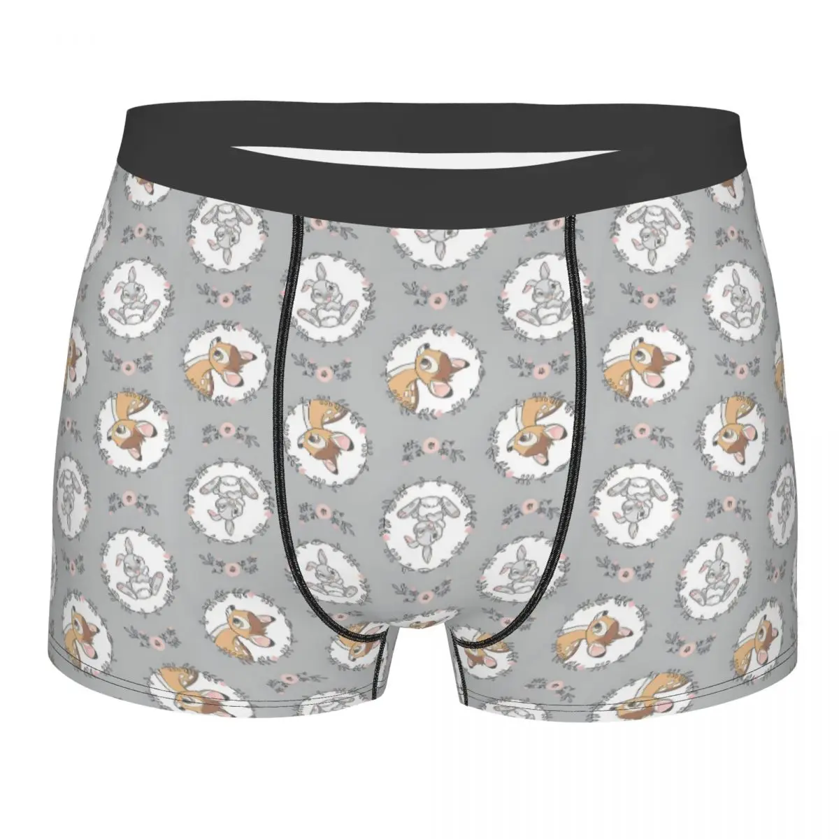 

Custom Male Cool Bambi Underwear Kawaii Cartoon Anime Boxer Briefs Breathable Shorts Panties Underpants