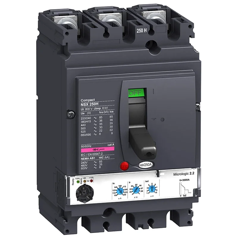 

LV431791 MCCB NSX250H Micrologic 2,2 160A 3p3d 70kA автоматический выключатель