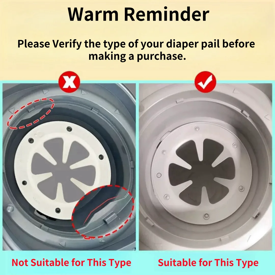 Diaper Pail Refill Bags For Tommee Tippee,  Nappy Bin Refills For Sangenic Diaper Pail, Replacement Bags for Tommee Tippee