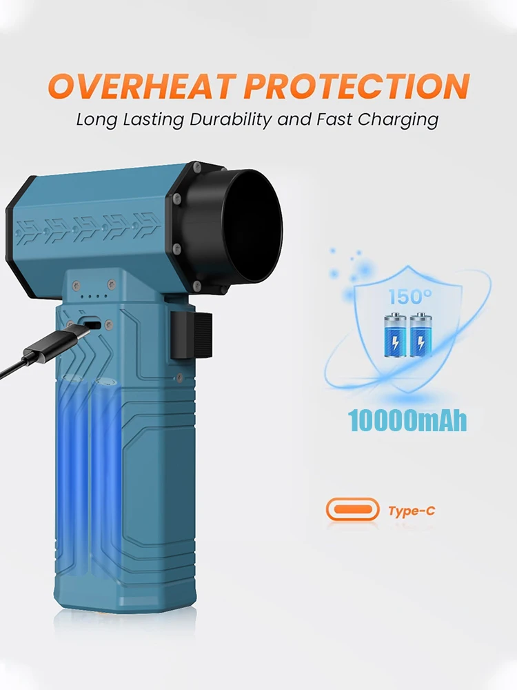 200000RPM Hatalmas Porrongy 700g Döfés Mali turbo Dobálás Drukker 70m/s Becsavar sebesség Hatalmas Ária Fúvó  brushless Havazik eltávolítása Ária Aszaló