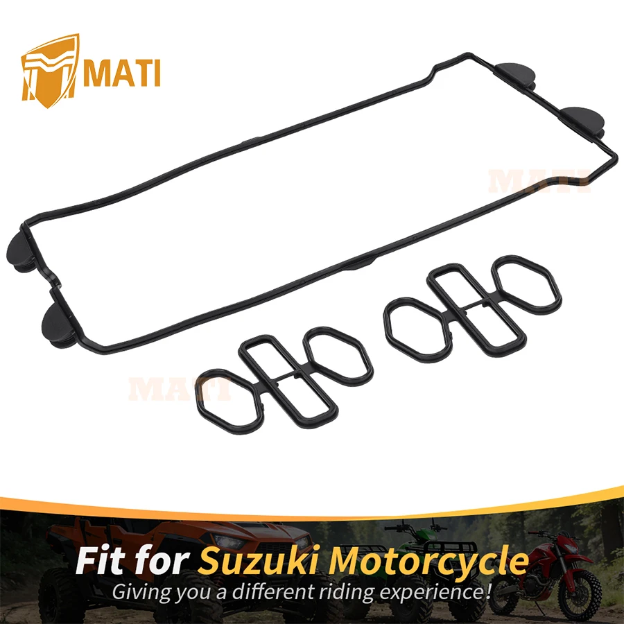 Cylinder Head Valve Cover Gasket Kit for Suzuki GSX-R600 GSX-R750 2006-2024 O.E.M# 11173-01H00 11178-01H00