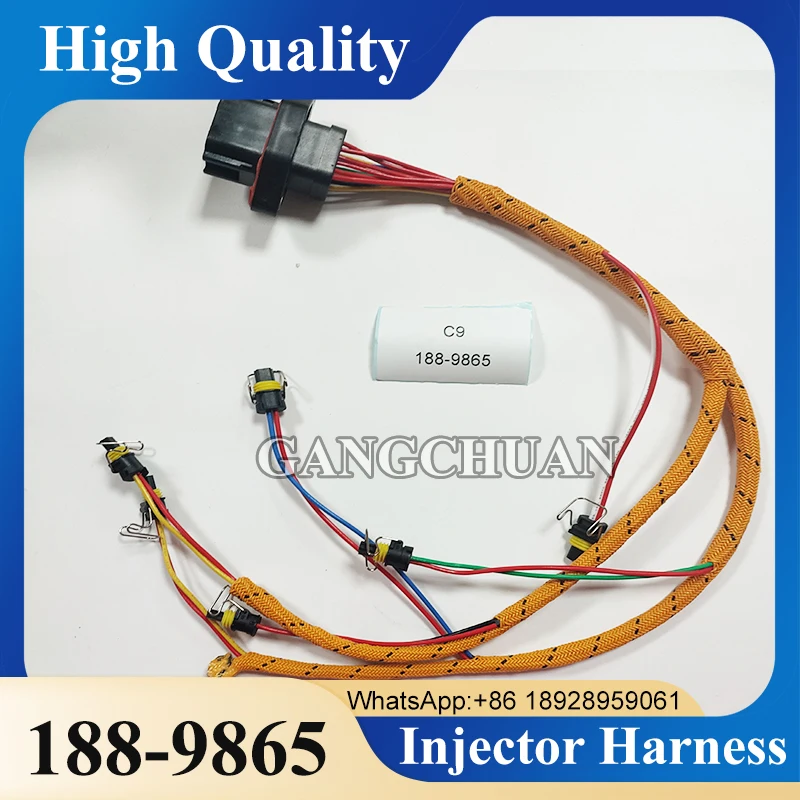 C-9 injector Wire Harness 188-9865 for caterpillar cat 330D 336D 336D2 340D 340D2 Engine Injector Wiring Harness 1889865