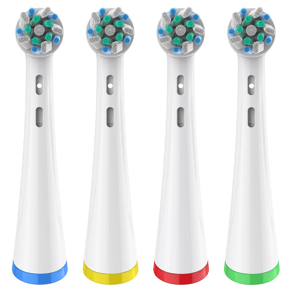 IO Replacement Brush Heads Compatible with Oral B iO 2 3 4 5 6 7 8 9 10 Electric Toothbrush, Cross Clean Toothbrush Head Refills