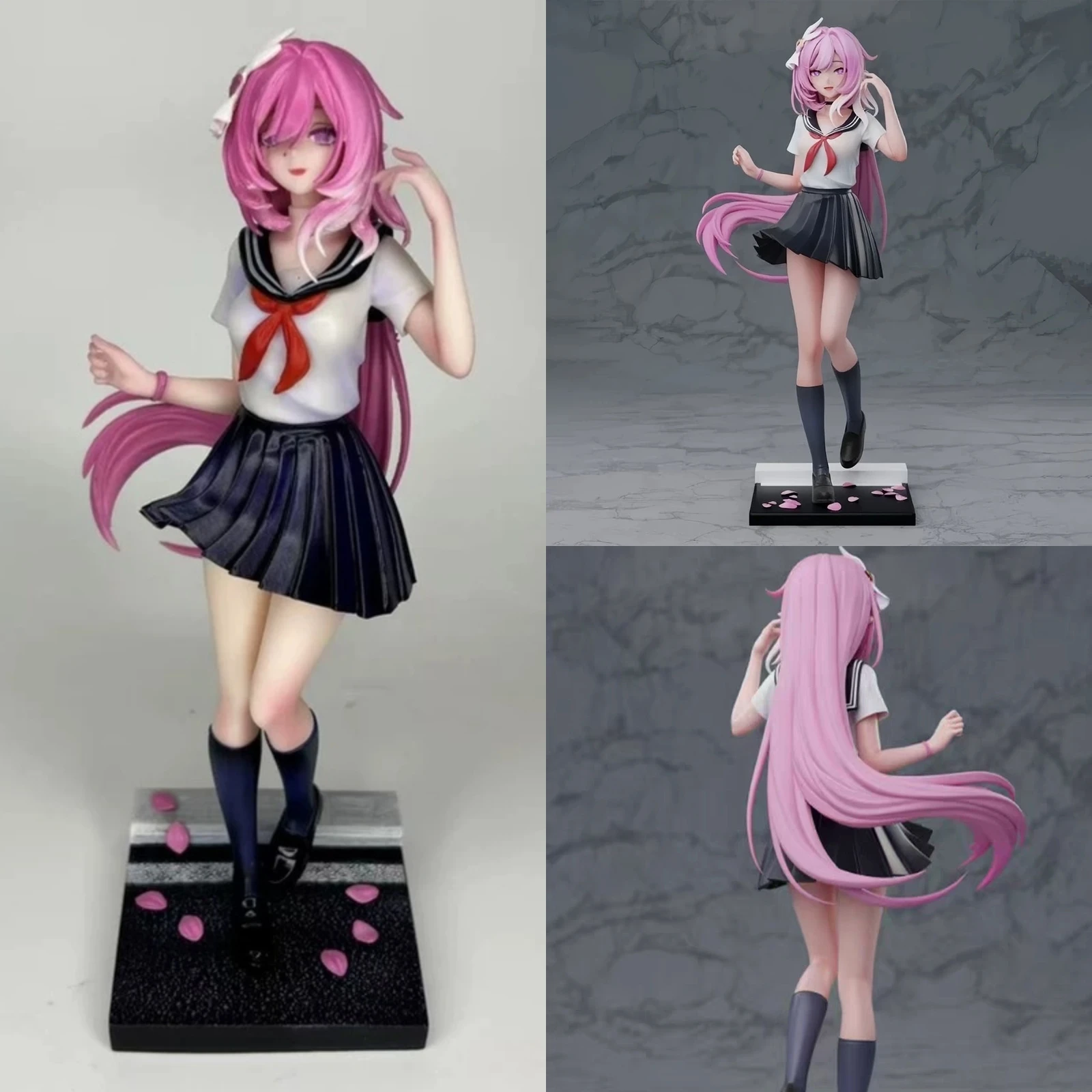 

Honkai Impact 3rd School Uniform Elysia Bishoujo Figures Pvc Statue Desktop Ornament Collection Model Toys Gifts For Fans