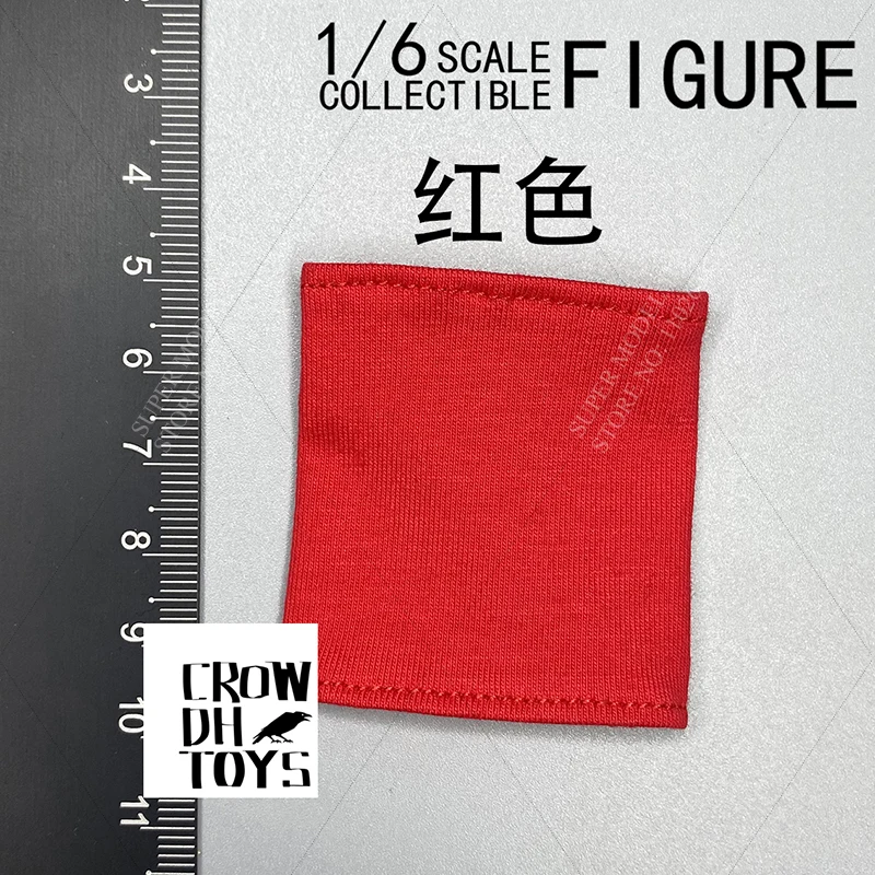 CROWDHTOYS 1/6 échelle soldat à la mode masque militaire couleur unie écharpe décontractée voleurs voleurs accessoire adapté 12 "Action Figure poupée