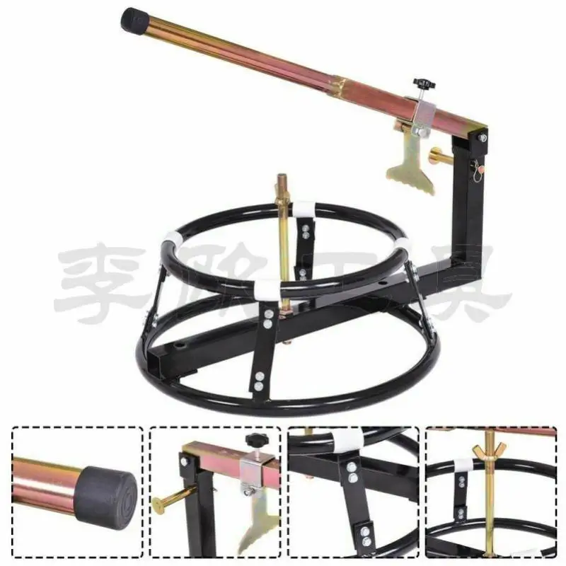 Portable motorcycle tire changer, tire stripping machine, manual tire stripping tool, 16 inch to 21 inch tire changer