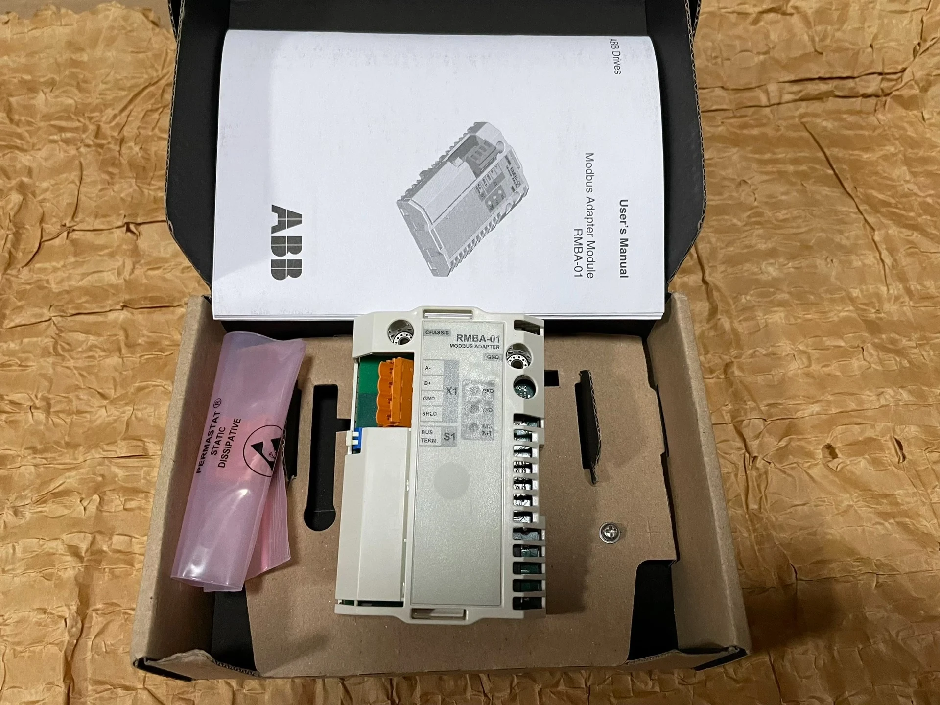 RMBA-01 Genuine ABB ACS800 Inverter Modbus Pass