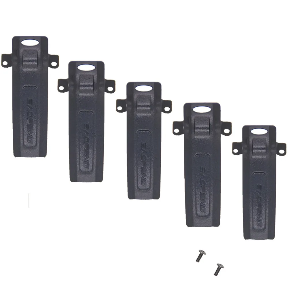 Baofeng UV-82 Belt Clip - Replacement Back Clip for UV-82, UV-8D, UV-8, GT-5 Radios, Includes Screws for Easy Installation