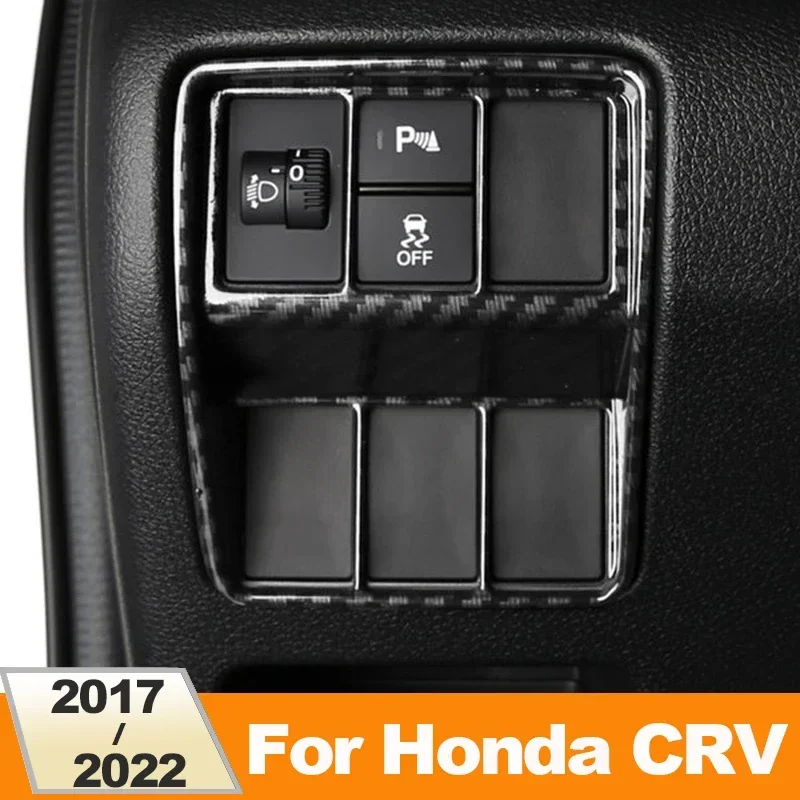 

Переключатель фар автомобиля с блестками, регулируемая крышка, накладка, внутренние молдинги для Honda crv CR-V 2017-2020 2021 2022, аксессуары