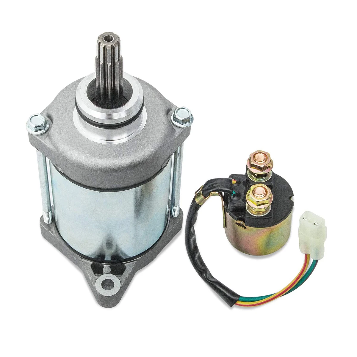 

Motorcycle ATV SMU0418 Starter Motor and Solenoid Relay For Honda Rancher 420 TRX420 2007-2014 31200-HP5-601 35850-HP1-601