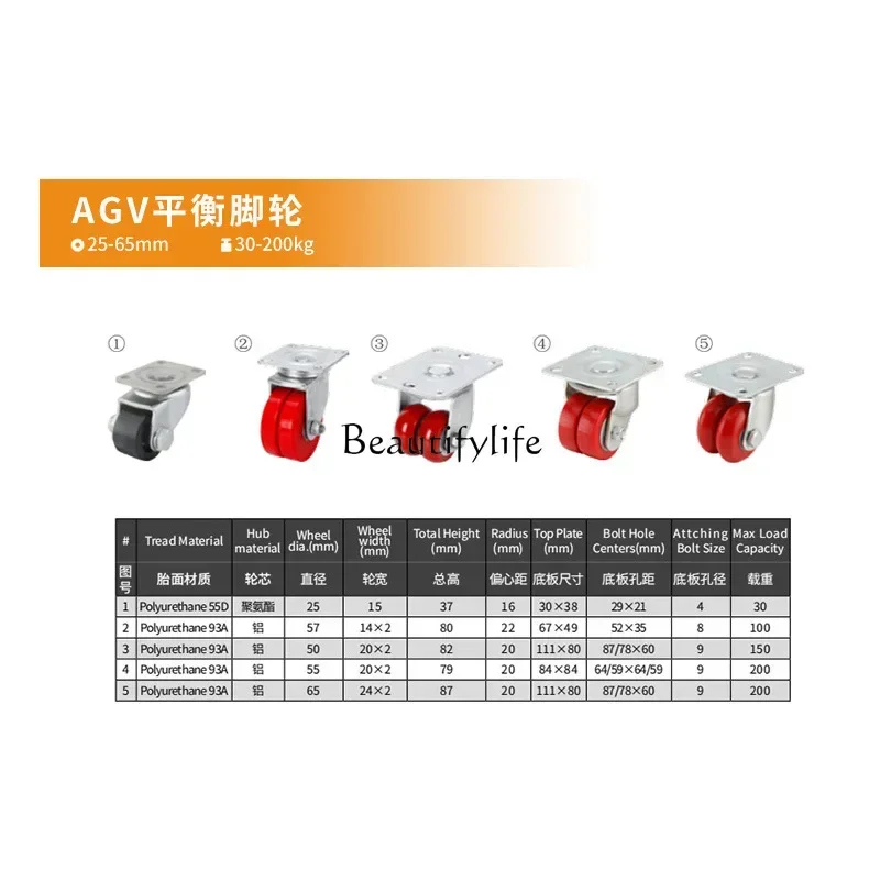 AGV driven wheel universal wheel accessories unmanned truck