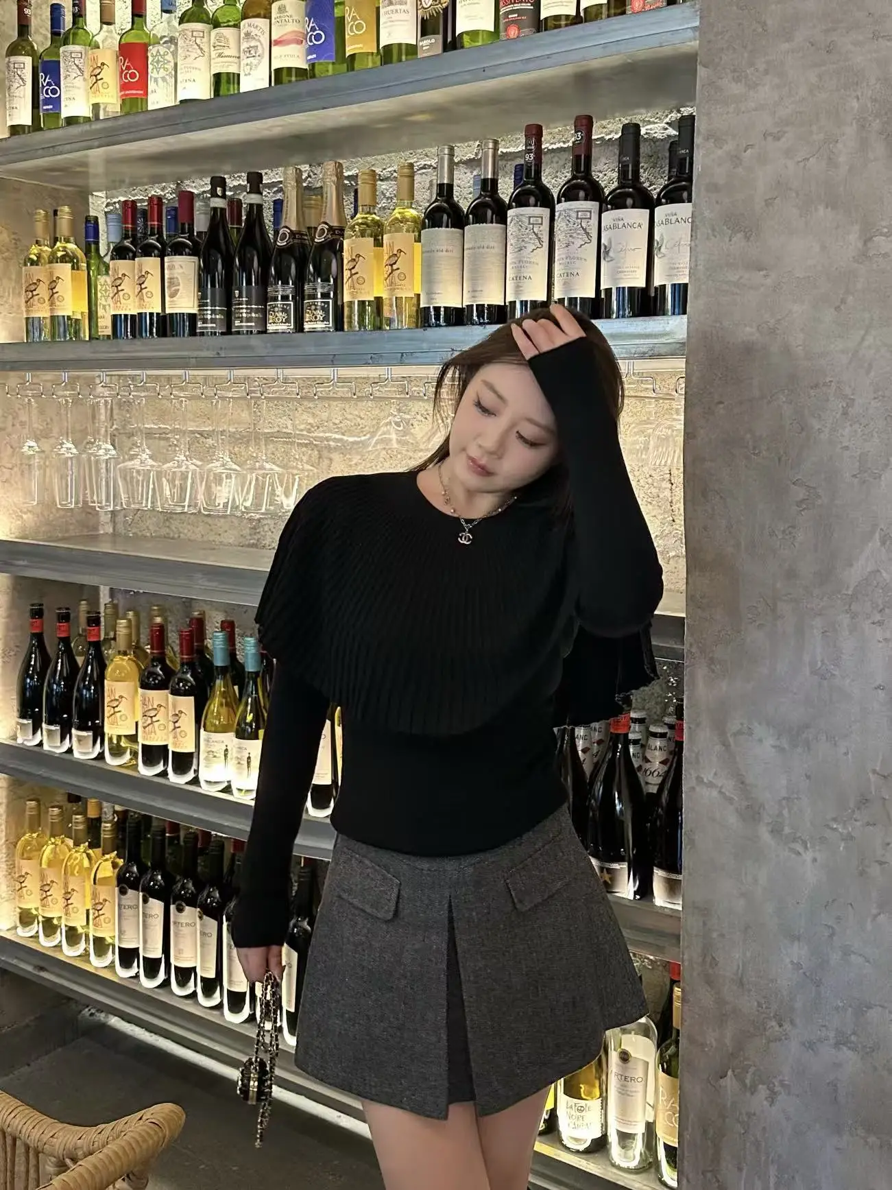 

Qiqi plus Size Women's Knitted Sweater Casual Sle Long Sve round Ne Pullover Autumn Winter New Faion Cute Top