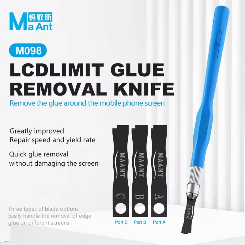

MaAnt M098 LCD Frame Limit Glue Removal Knife For Mobile Phone Chip Repair Carving Knife Quick Remove Edge Glue