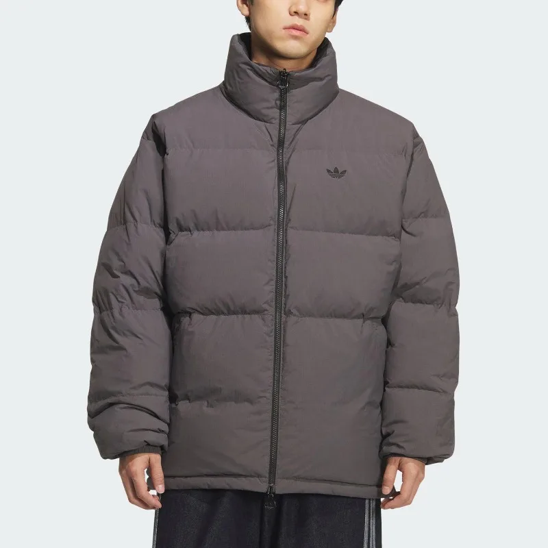 Adidas Clover Men's Stand-Up Collar Double-Sided Warm Down Jacket KF9608