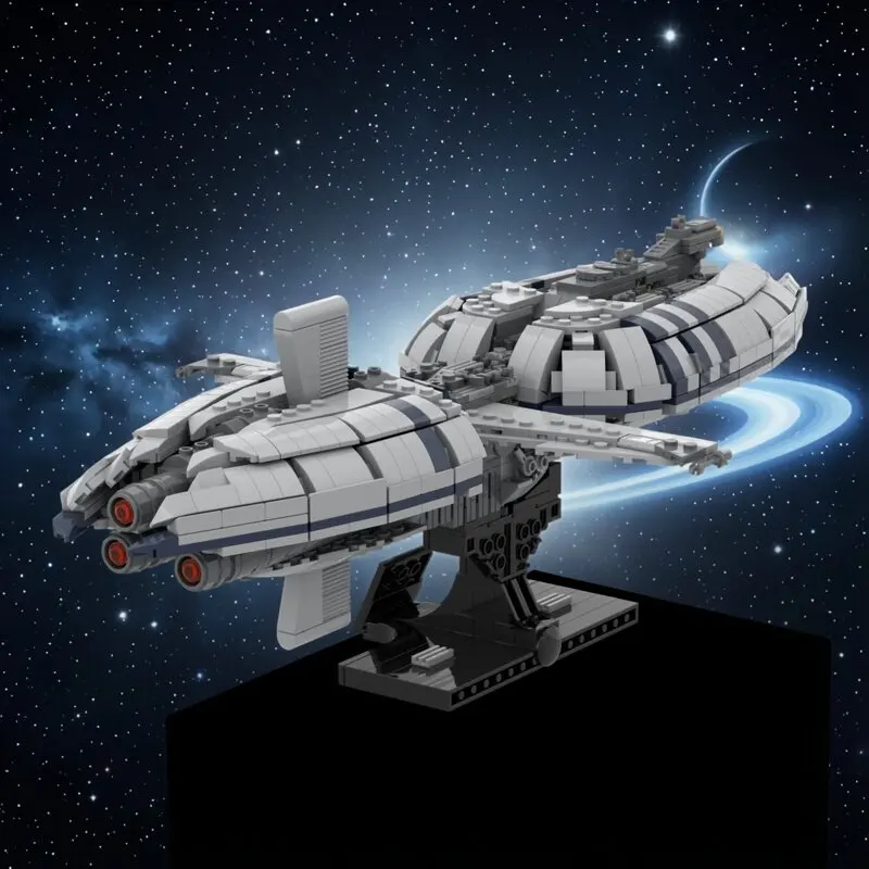 

MOC-161433 The Catapults Machine Spacecraft Aviation Giant Ship Model Building Modular Technology Assembled Bricks Toys Gifts