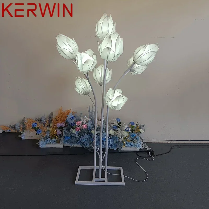 KERWIN Modern Yulan Flower Wedding Roadlight LED Light for Party Stage Road Festive Atmosphere Background Decoration