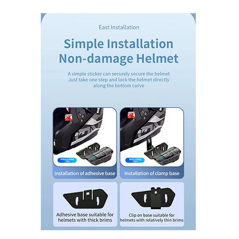 Auricolare per casco moto Bluetooth LX4 chiamata vivavoce Wireless auricolare Anti-interferenza Stereo impermeabile