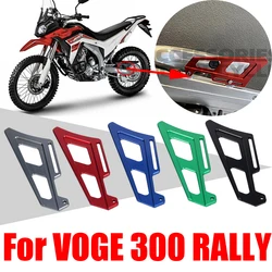 Loncin VOGE 300 ralli 300 RALLY300 için motosiklet aksesuarları arka zincir Guard koruyucu koruma arka salınım kolu üst kapak