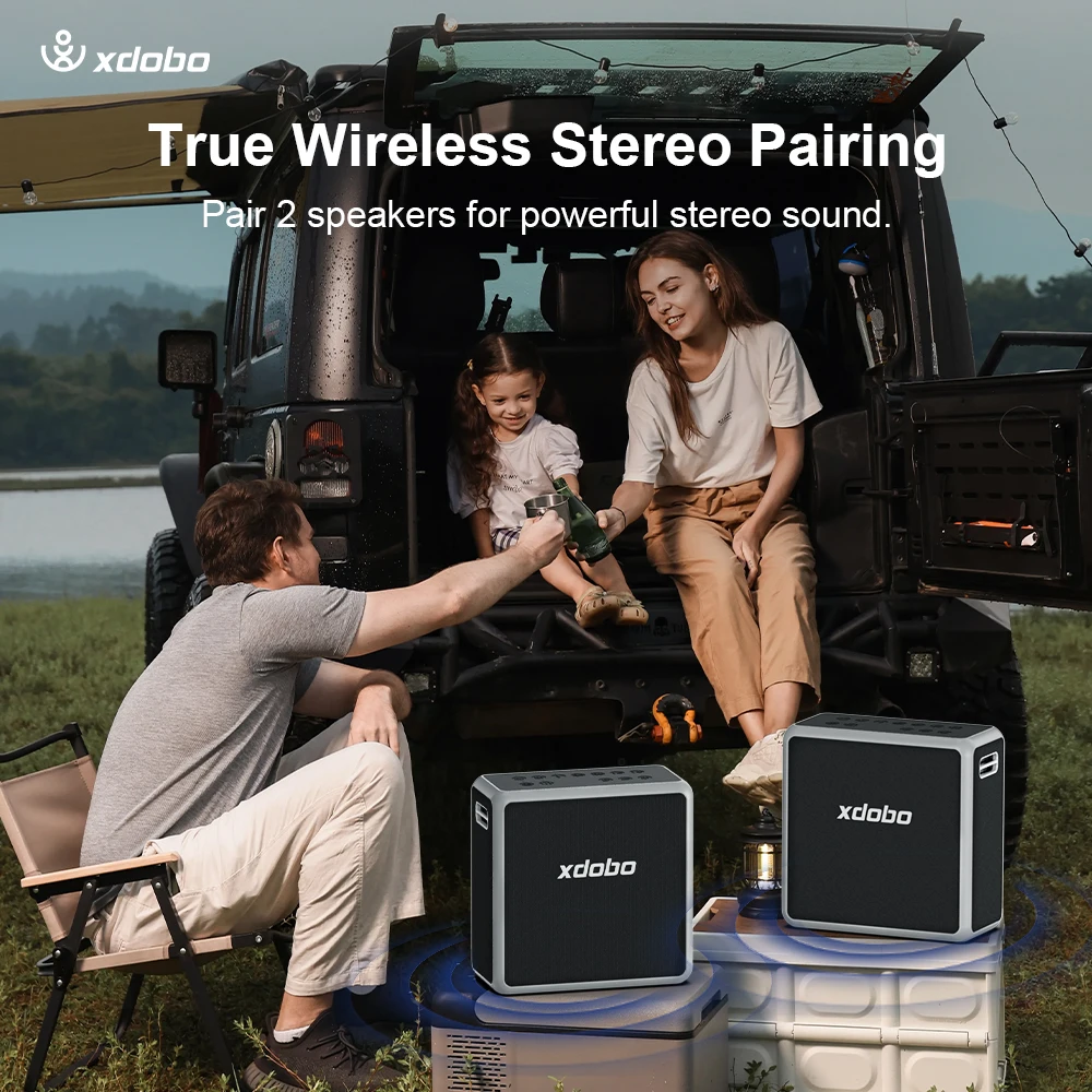 

XDOBO King Max 140W Blue Tooth Speaker Heavy Bass Portable Wireless Speaker With Microphones Support AUX TF USB