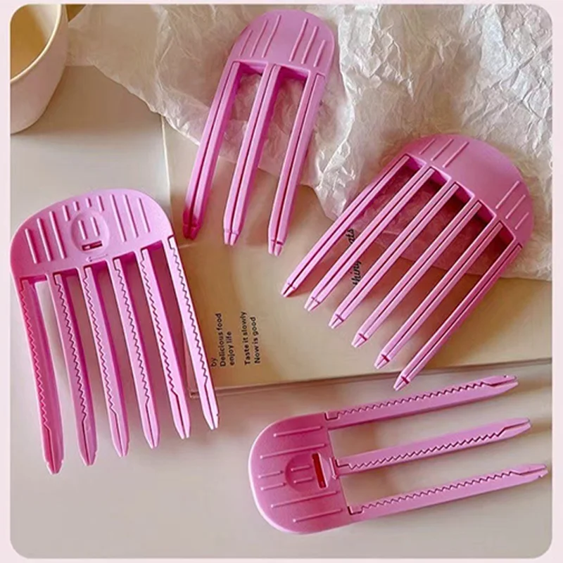 

Wind Plastic Comb High Skull Top Fluffy Artifact Hair Root Fixation Hair Clip Fluffy Artifact Female Hair Clip