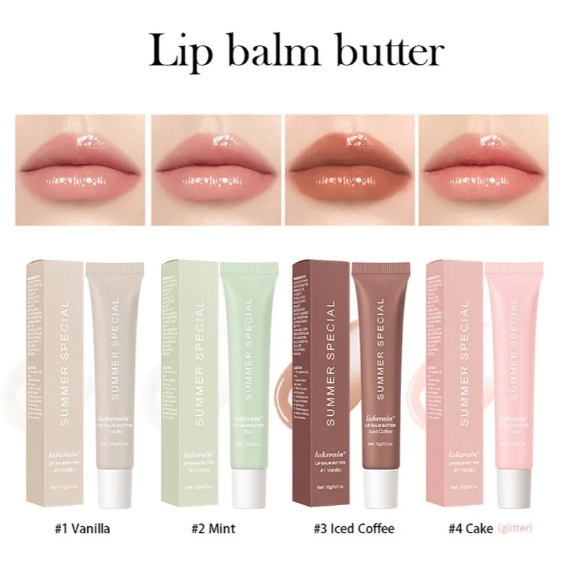 

4pcs Lip Balm Deep Moisturizing Lip Glaze Smoothing Lip Lines Long-Lasting Nourishment Daily Lip Care Summer Fridays Lip Balm