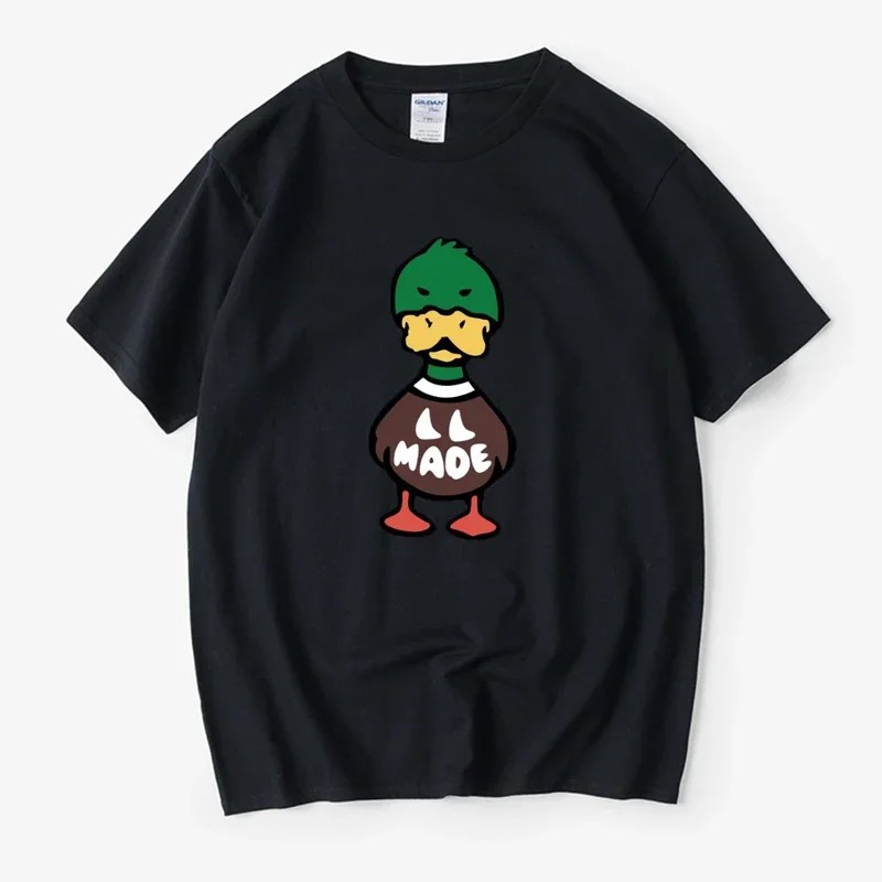 Human Made T Shirt Men Women Harajuku Graphic Tshirt Sporty Streetwear Duck Top Teed Humanmade T-shirt Y2k cute kawaii Tees