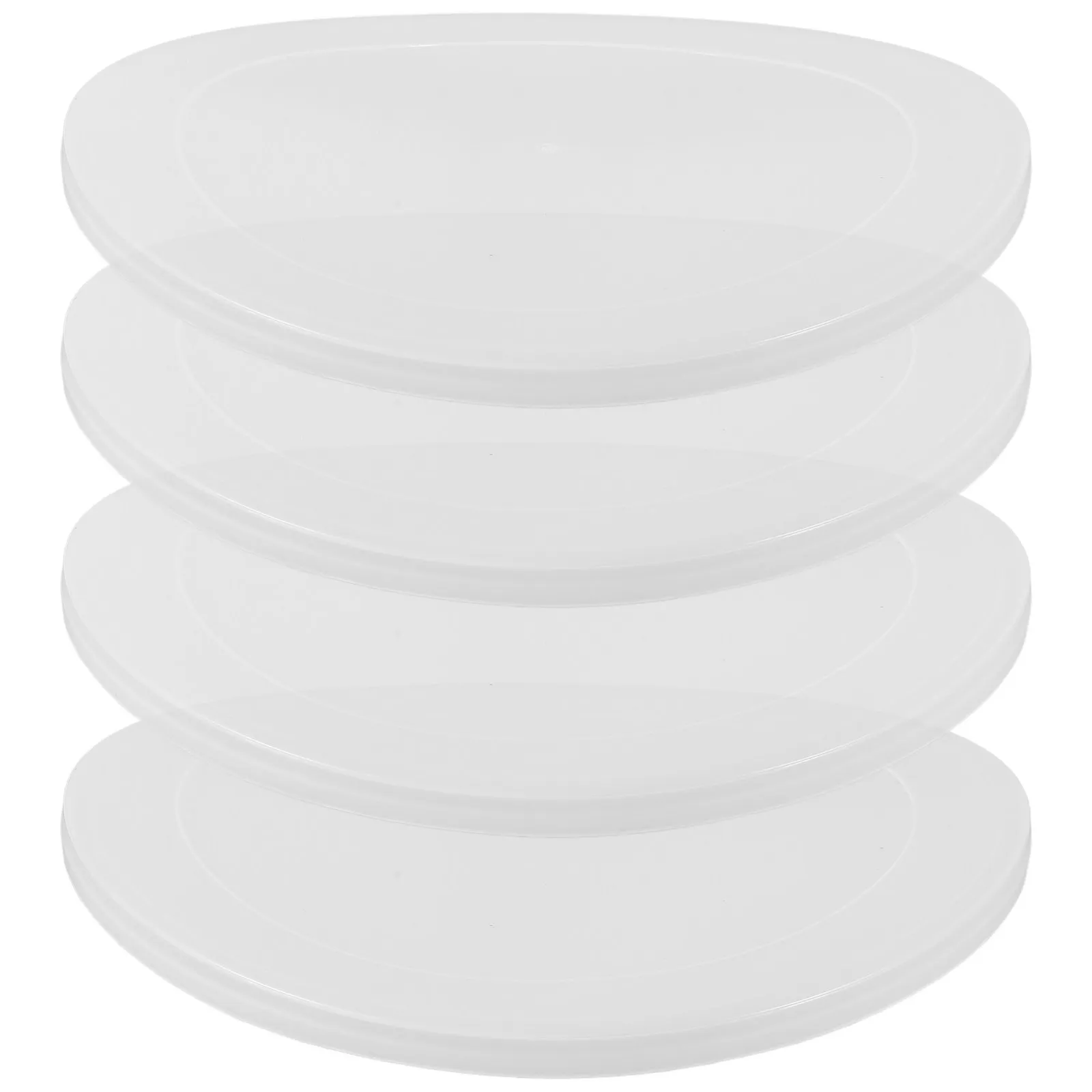 4Pcs Transparent Food Storage Lids Replacement for Canned Goods Yogurt Jars Soda Cans Wide Mouth Bowls Tight Seal Clear Can Lids