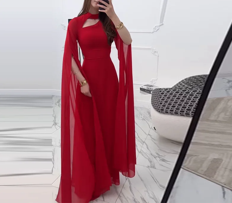 

Women's sexy slim fit long sleeved dress