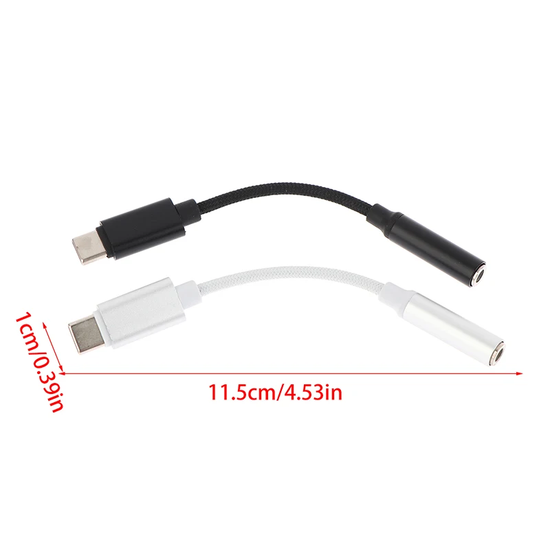 USB نوع C إلى 3.5 مللي متر Aux محول Type-c 3 5 جاك كابل الصوت سماعة كابل محول للهاتف كابل محول الصوت الرقمي #6