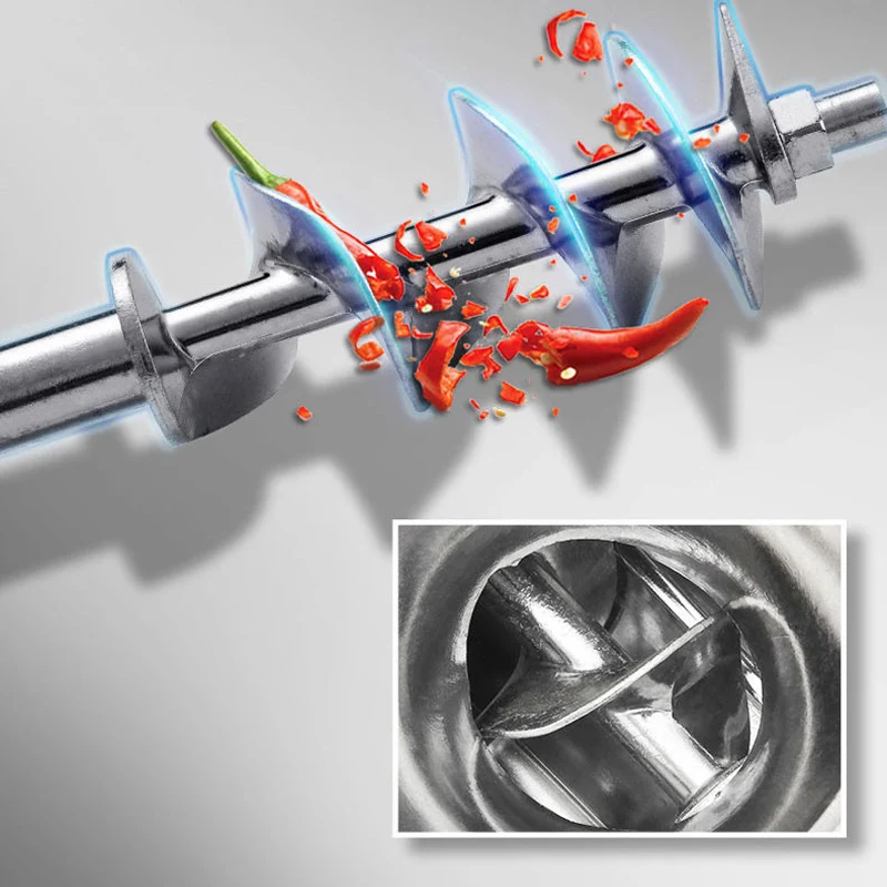 Commercial Meat Mincer Stainless Steel Automatic Fish Ball Meat Grinder Vertical Single 32 Type Smeat Stuffing Machine