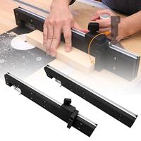 Miter Gauge Fence Portable Sturdy Easy to Use DIY Lightweight Woodworking Tool Metal for Table Saw Router Table Band Saw