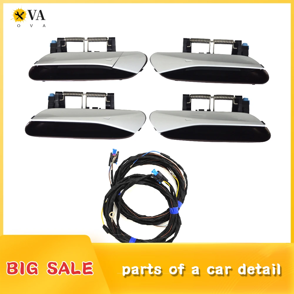 For VW MEB ID6 Shu Keyless Entry Kit, Four Door Inductive Handle and Wire harness