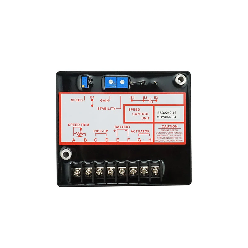 Speed Controller ESD2210 -12/24V Engine Generator Part Electronic Govornor Control Board Module Ac Alternator Accessories