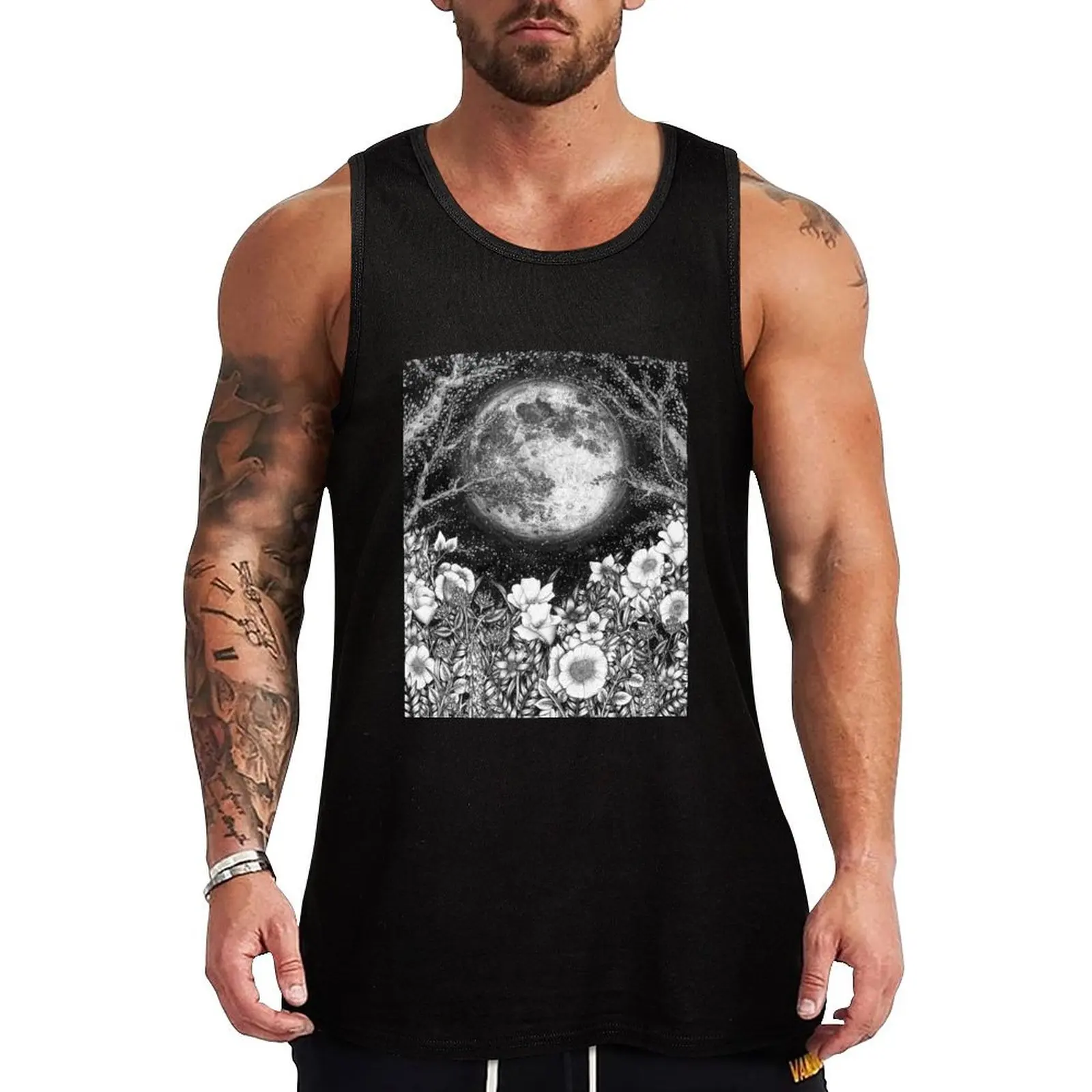 

Midnight in the Garden Tank Top clothing men sports clothes for men