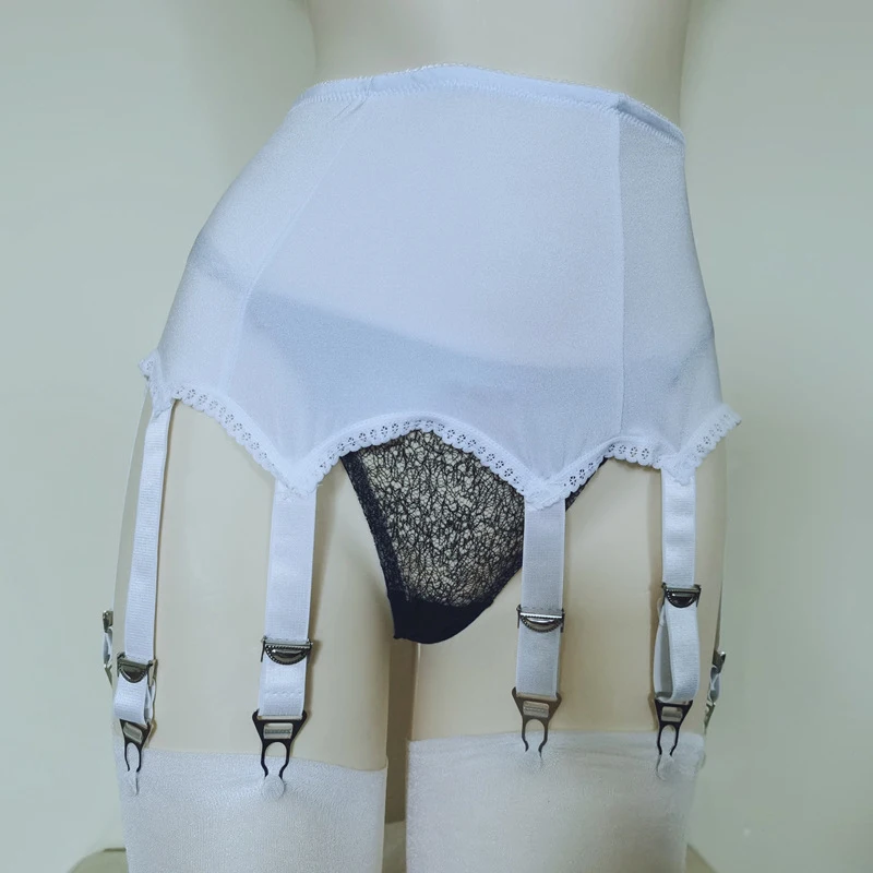 Hoge Taille Jarretellegordel Vrouwen Smoothy Sexy Jarretel 10 Bandjes Jarretels voor Kousen Nachtclub Exotische Lingerie S-3XL