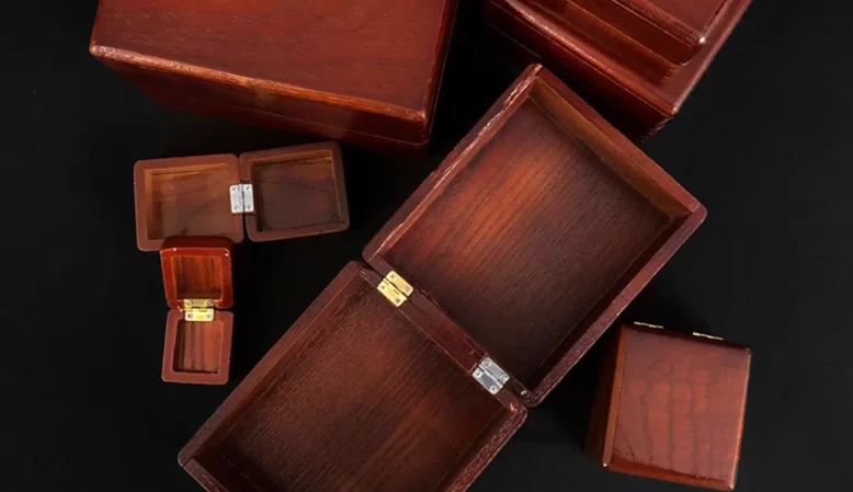Wonder Nest of Boxes Wooden Magic Tricks Vanished Object Appearing in the Box Magie Stage Illusion Gimmick Props Funny Mentalism