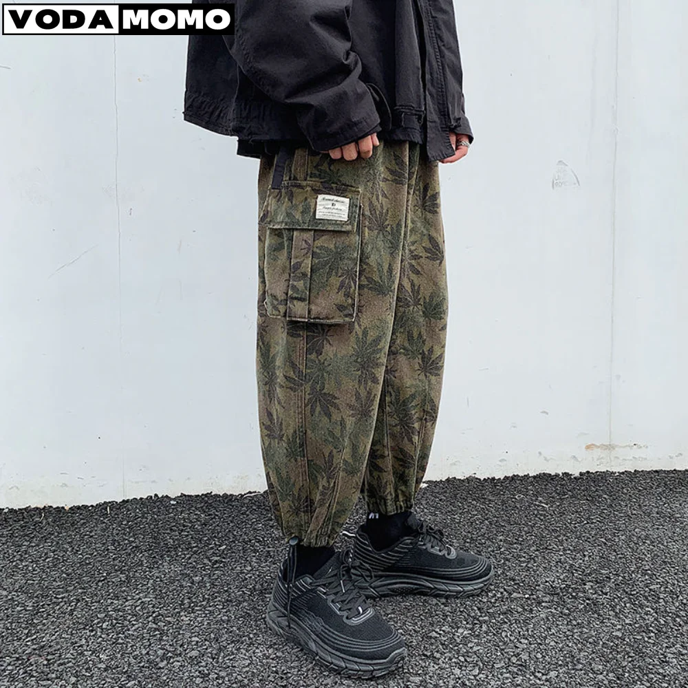 Style Multi Pocket Cargo Pants Men Loose Work Trousers Mens Streetwear Casual Pants pantalones hombre men clothing y2k joggers