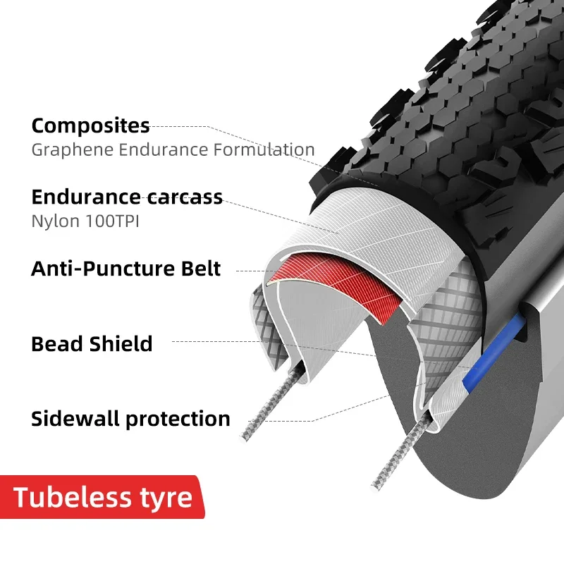 Vittoria TERRENO T50/T30/T10 Road Bike Tubeless Tyre Endurance Graphene BMX Tire Sidewall Protection Anti-puncture Bicycle Tyres