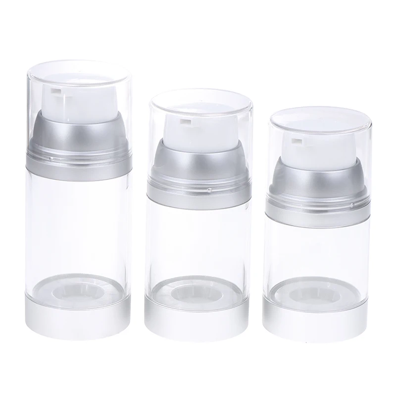 1PCS 100/120/150ML Presse-On Vuoto Pompa Airless Barattolo Riutilizzabile Crema Lozione Bottiglia di Vuoto Contenitore Da Viaggio Portatile sub-bottiglia