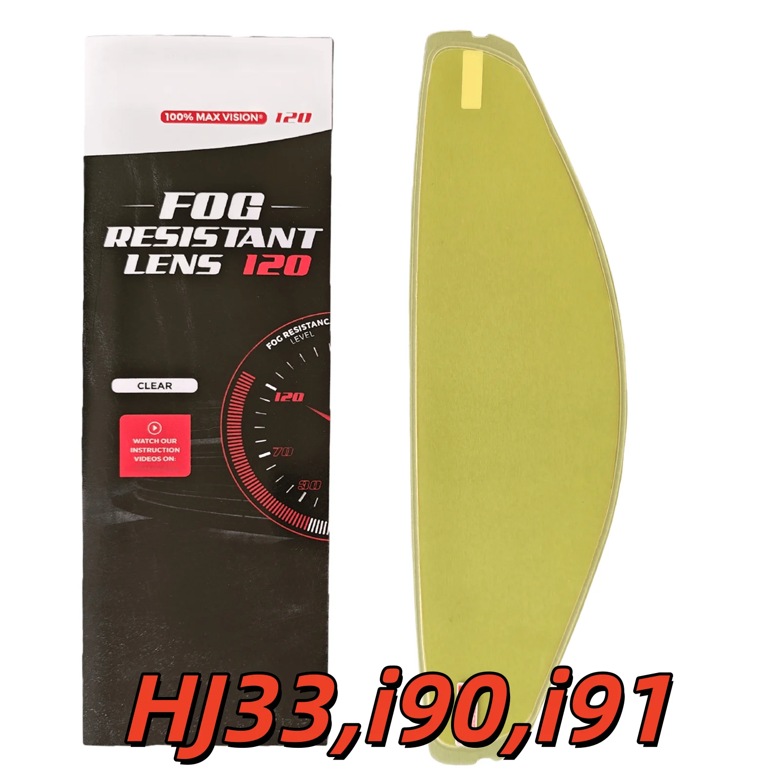 HJ33 Anti Fog Film for HJC I90, I91 Motorcycle Helmet Visor Anti Fog Insert
