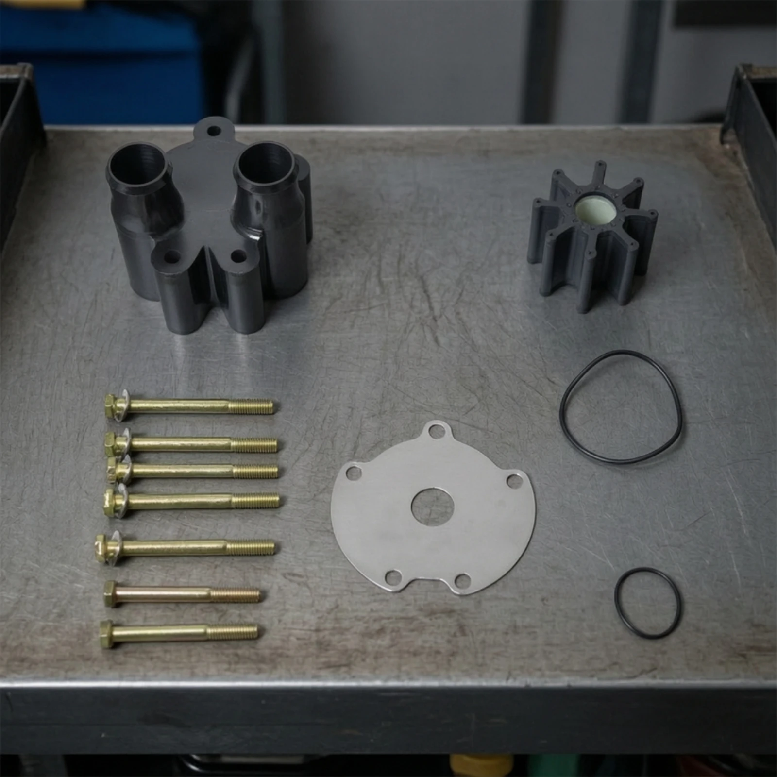 Coolant Pump Impeller Repair Kit Replacement Coolant Pump Repair Kit OEM Ready-to-Install for Boat Owners